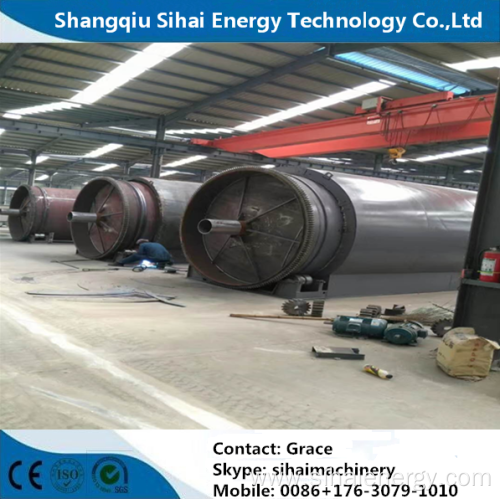 High Oil Yield Waste Tyre Pyrolysis Plant